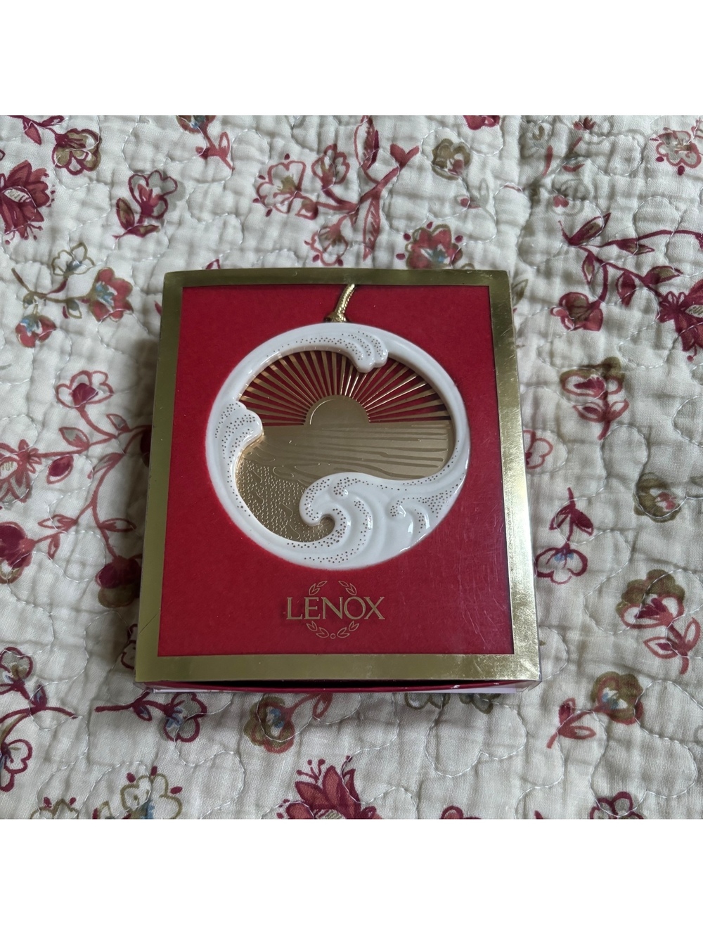Lenox Footprints Ornament Vintage/Retired